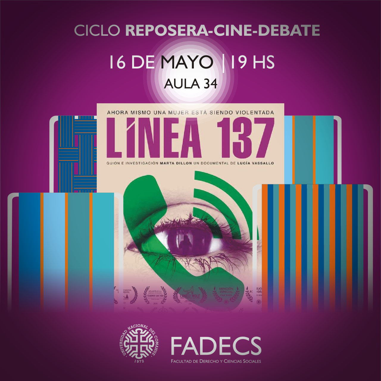 PROYECCIÓN DE “LÍNEA 137” EN EL CICLO “REPOSERA-CINE-DEBATE”